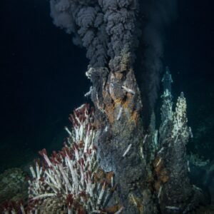 Fuentes hidrotermales en el fondo oceánico profundo