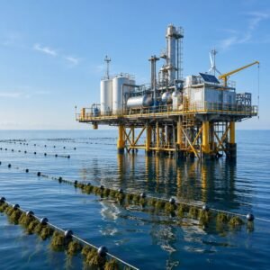Plataforma experimental de captura de CO2 en alta mar