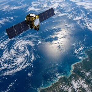 Satélite de observación sobre el océano y la línea de costa